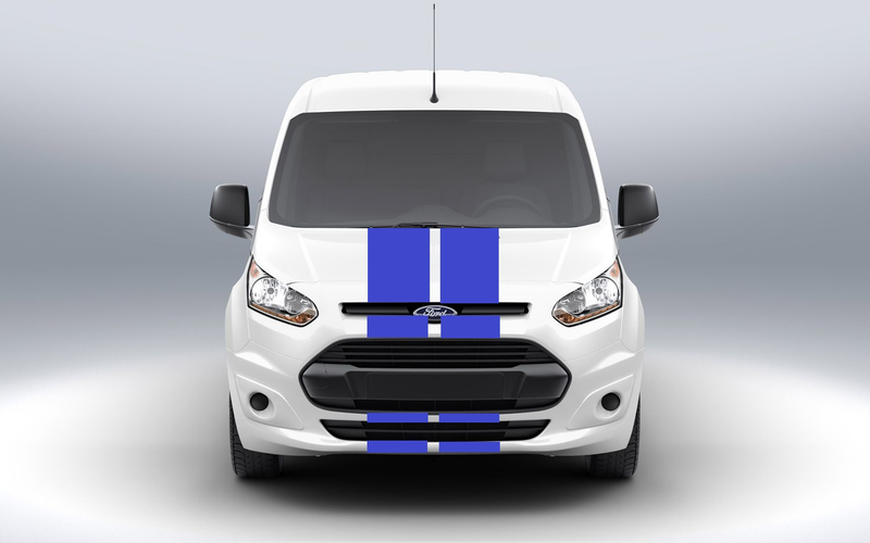 Illustration for article titled LeMans Stripes+Transit Connect = Cool or Blasphemy?..